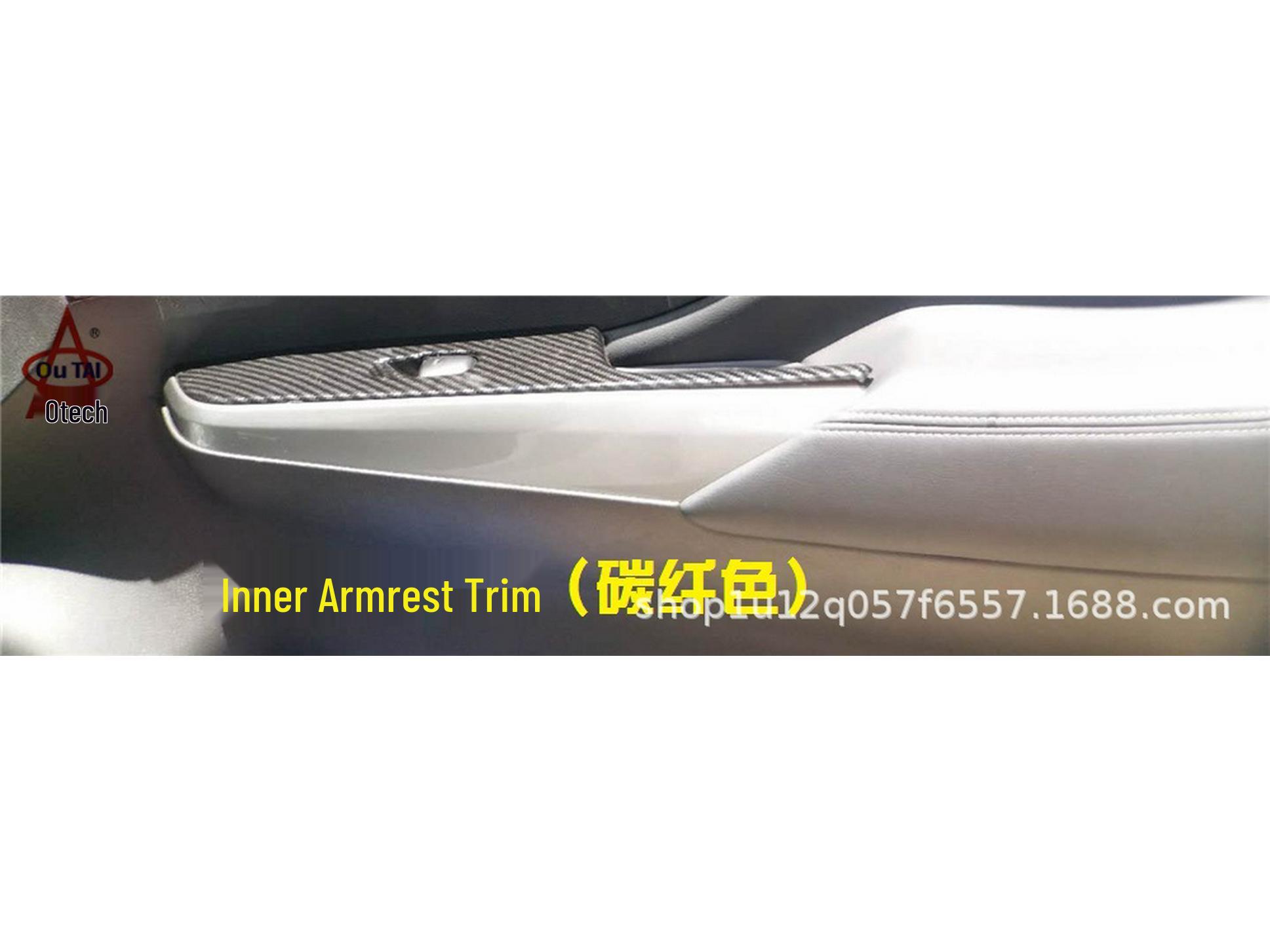 

Otai Tundra Interior Glass Lift & Center Console Panel Decoration – Fits 18 Models Bright Silver Interior Armrest Trim (4-piece set)