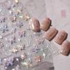 1Pcs 5D Embossed Aurora Butterfly Nail Art Stickers Self Adhesive Decals For Nails Decoration DIY 3D Acrylic Nail Supplies Parts