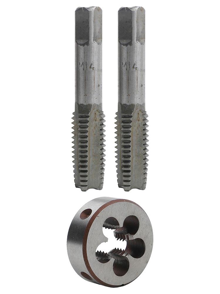 

HSS 14mm x 2 Metric Taper Tap with Right Hand Thread for M14 x 2mm Pitch 78mm Length Set of 2 for Metal Thread Creation China Mainland