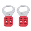 2PCS Safety Tag Out Hasp 1.5 Inch Industrial 6 Hole Galvanized Steel Lockout Hasp