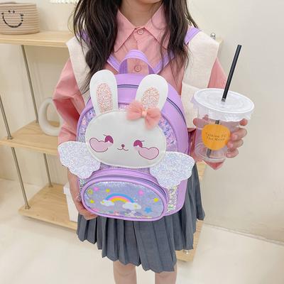 New Children's Schoolbag Sweet Kindergarten Backpack Girls Bunny Children's Schoolbag