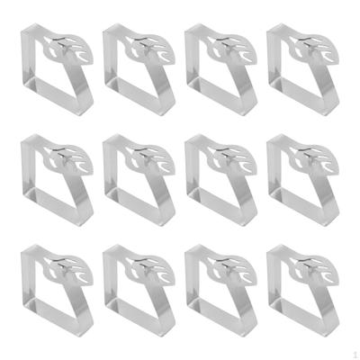 12 Pack Picnic Tablecloth Clips, Decorative Holders, for Home, Dining Room, Kitchen, And
