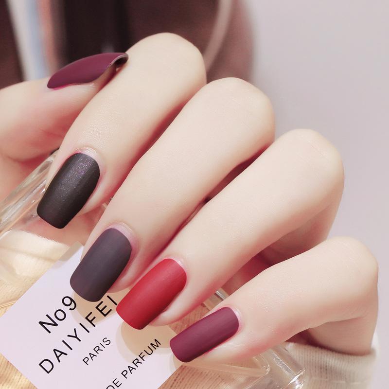 Nail Polish Nude Matte Matte Quick Dry Non-peelable Non-slip Frosted Nail Polish No Bake Lasting