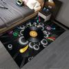 Colorful Vinyl Record Design Carpet with Abstract Retro Patterns Suitable for Use As an Anti-slip for Living Room Bedroom Sofas