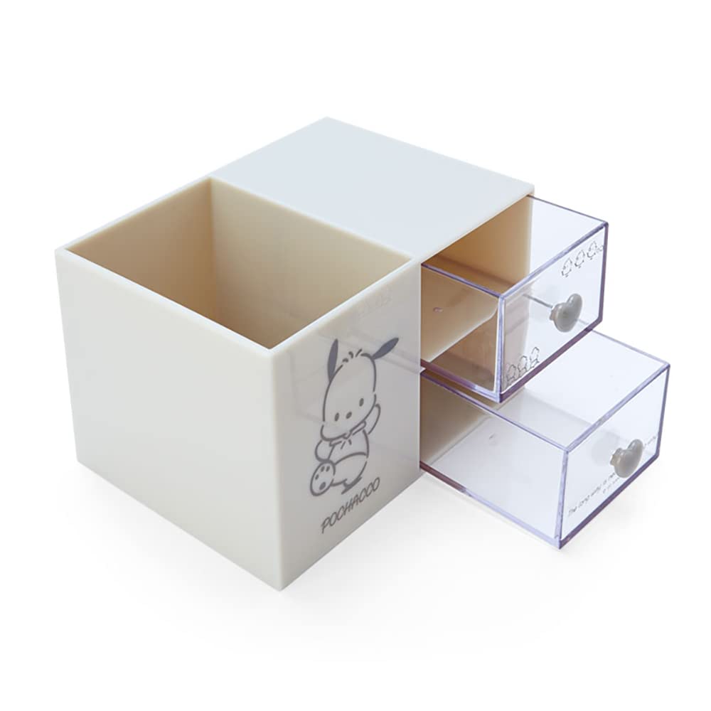 Sanrio Sanrio Plastic Chest with Pen Stand Pochacco Pochacco Calm Color Stationery Series Character 14 x x 9cm 504963 SANRIO (SANRIO) 11.5