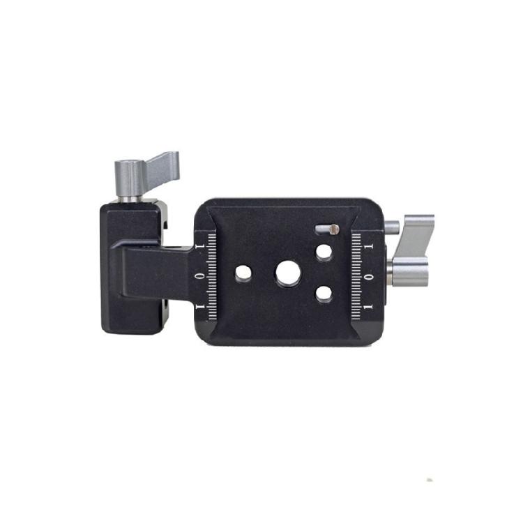 

Aluminum Alloy Vertical Mount Rack Adapter For Stabilizers Quick Release Design Secure Locking Camera Stabilization Gear 1