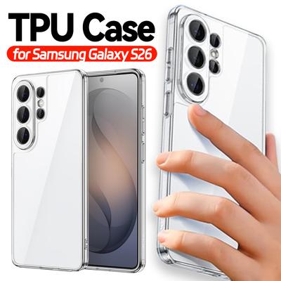 Transparente Weiche TPU-Handyhülle für Samsung Galaxy S26 Plus S26 Ultra Hohe Transparenz Silikon Vollständige Abdeckung Schutzhülle