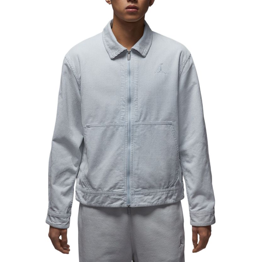 Jordan As M J Flt Corduroy Chore Collar Fashion Zip Long Sleeve Jacket Men jackets IF1826-472