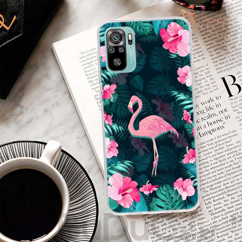 Pink Red Flamingo Cover For Xiaomi Redmi Note 13 12S 12 11 11S 10S 10 Pro Plus Phone Case 11E 11T 9 9S 8T 8 + Print Coque Redmi