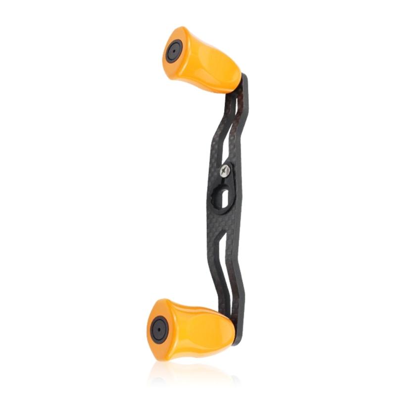 Fishing Reels Handle Grip Baitcasting Trolling Reels Rocker Carbon Fibers Fishing Reels Cranking Accessorys for Baitcasting Reels