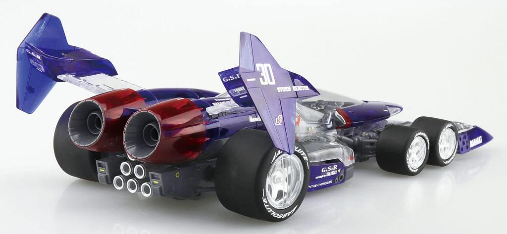 Aoshima Bunka Kyozai Cyber Formula SP Super Asurada 01 Clear Schaal Plastic Model Clear Kleur Versie. 1/24 Kit,