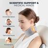 Adjustable Neck Pillow for Cervical Pain Relief Soft Memory Foam Travel Support Airplane Nap Health Durable