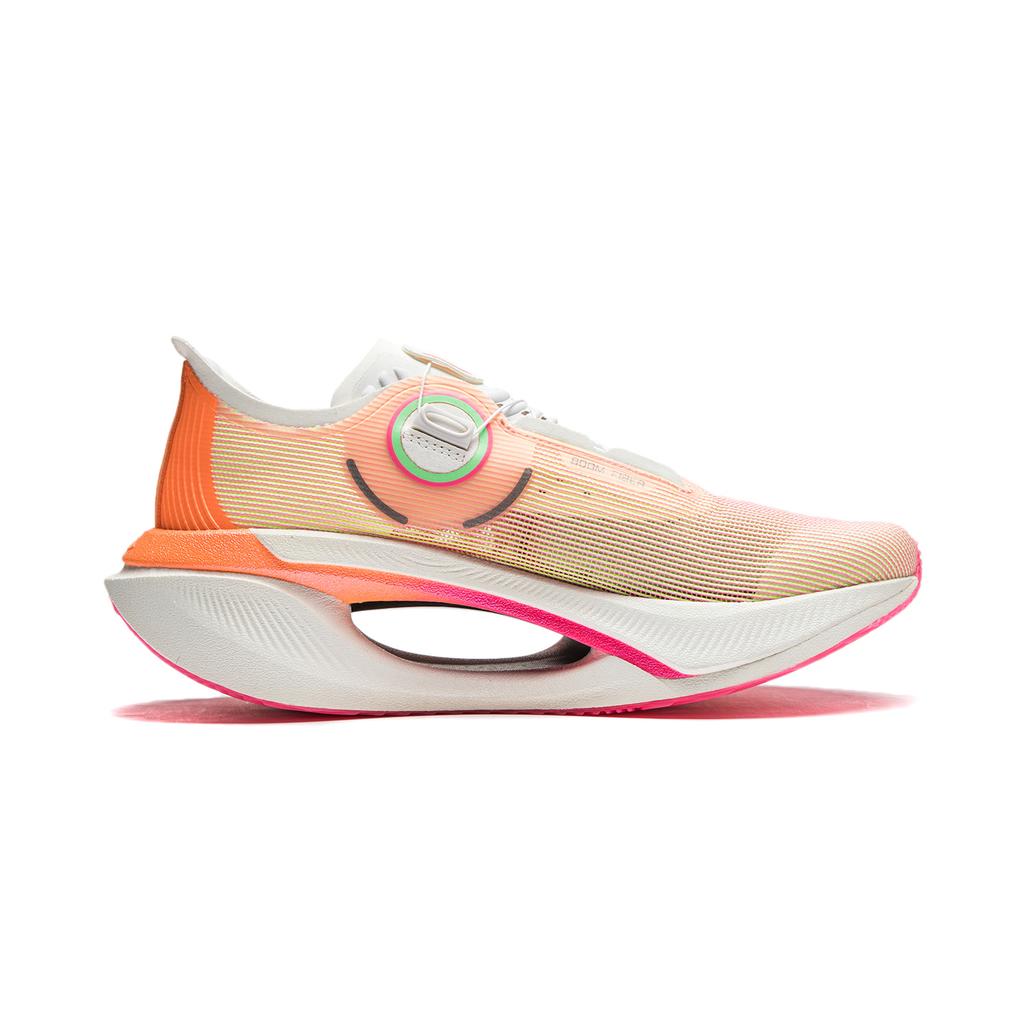 Li Ning Absolute Shadow 2.0 Dopamine Equipped With Dual Technology Unisex Running Shoes Fluorescent-Lotus-Pink ARRU001-5