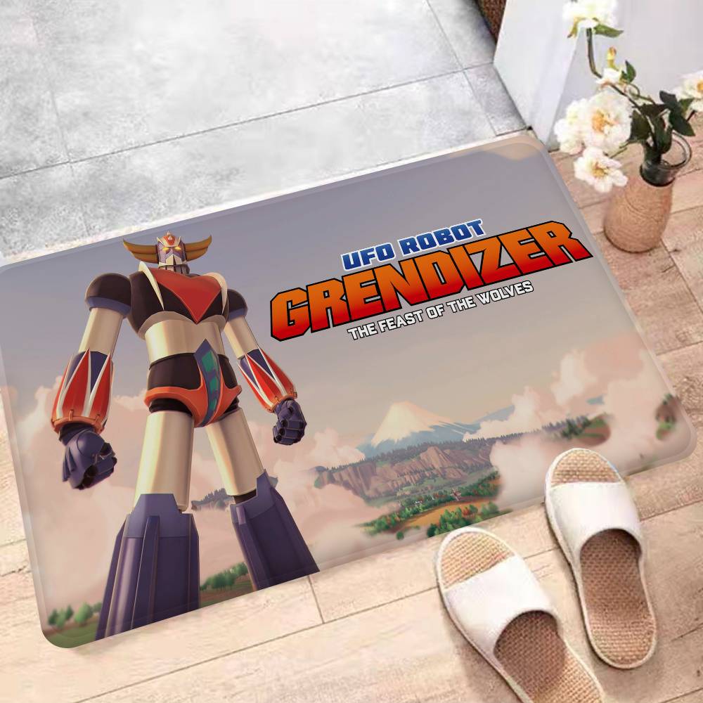 

UFO Robot Japanese Grentizer Room Mats Cheaper Anti-slip Modern Living Room Balcony Printed Household Carpets 40x60 cm