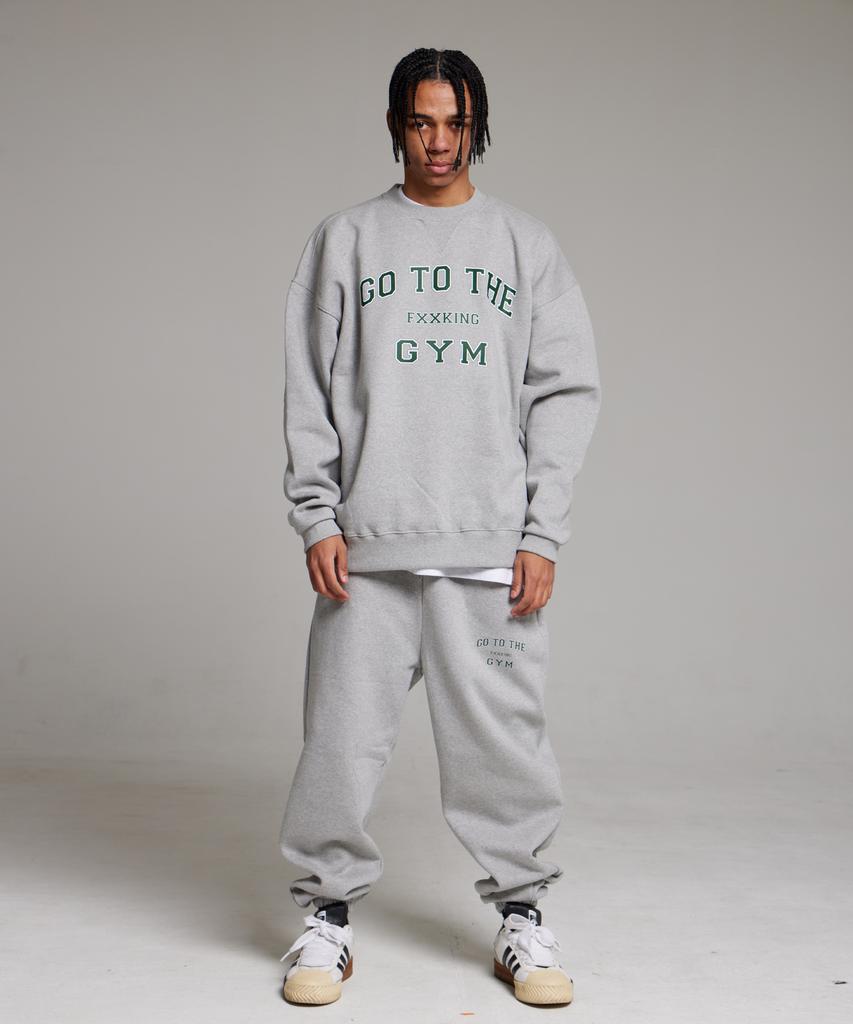 CREAM SODA LAB Go To The Gym Training Jogger Pants Gray