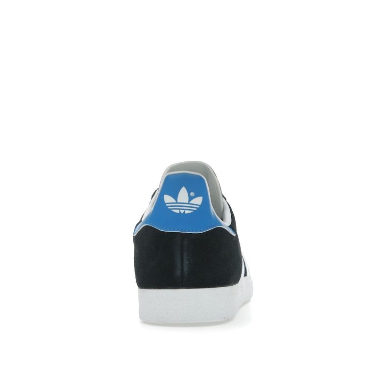 Adidas Gazelle Core Black Bright Blue Unisex Sneakers Footwear-White IG6193