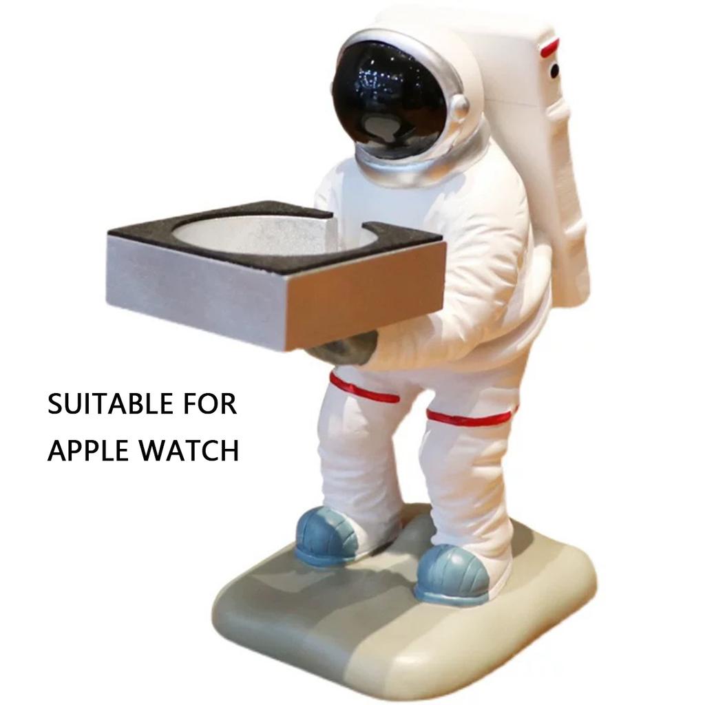 Creative Astronaut Support Bracket Cartoon Space Man Support Bracket Resin Artwork