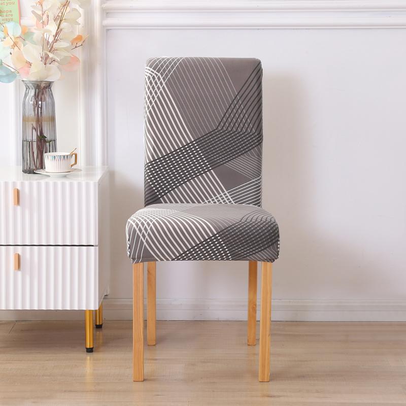 1/2/4/6Pcs Print Dining Chair Cover Elastic Chair Slipcover Case Stretch Chair Covers For Wedding El Banquet