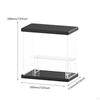 Acrylic Case for Displaying Miniature Models and Figurines, Storage Solution Home Desk