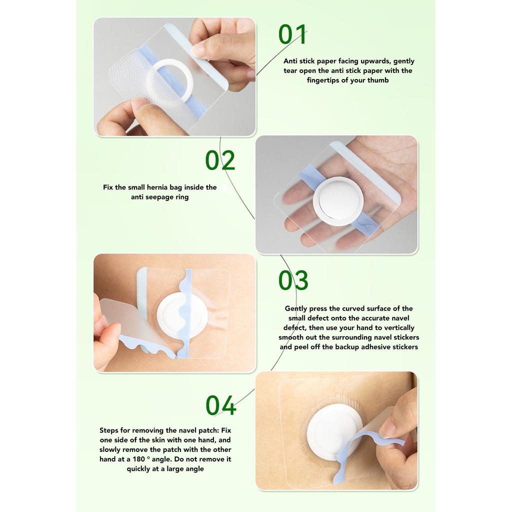 Baby Belly Navel Patch Waterproof Breathable Adhesive Hernia Belt Button Shaper for Swimming Bathing