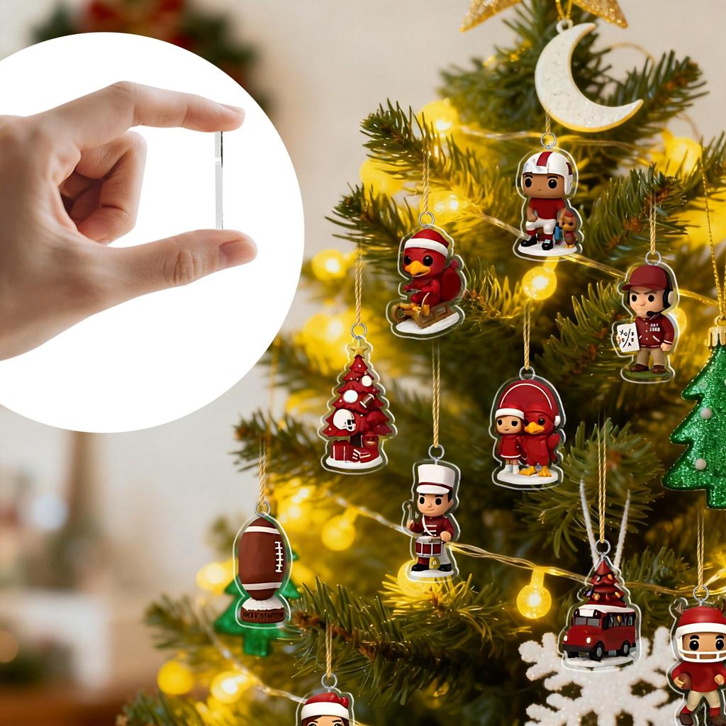 Świąteczny Kalendarz Adwentowy, 24-dniowy Kalendarz Adwentowy Kolekcja Odliczania Świątecznego, Pudełko z Zawieszkami Odpowiednie na Świąteczne Prezenty Niespodzianki