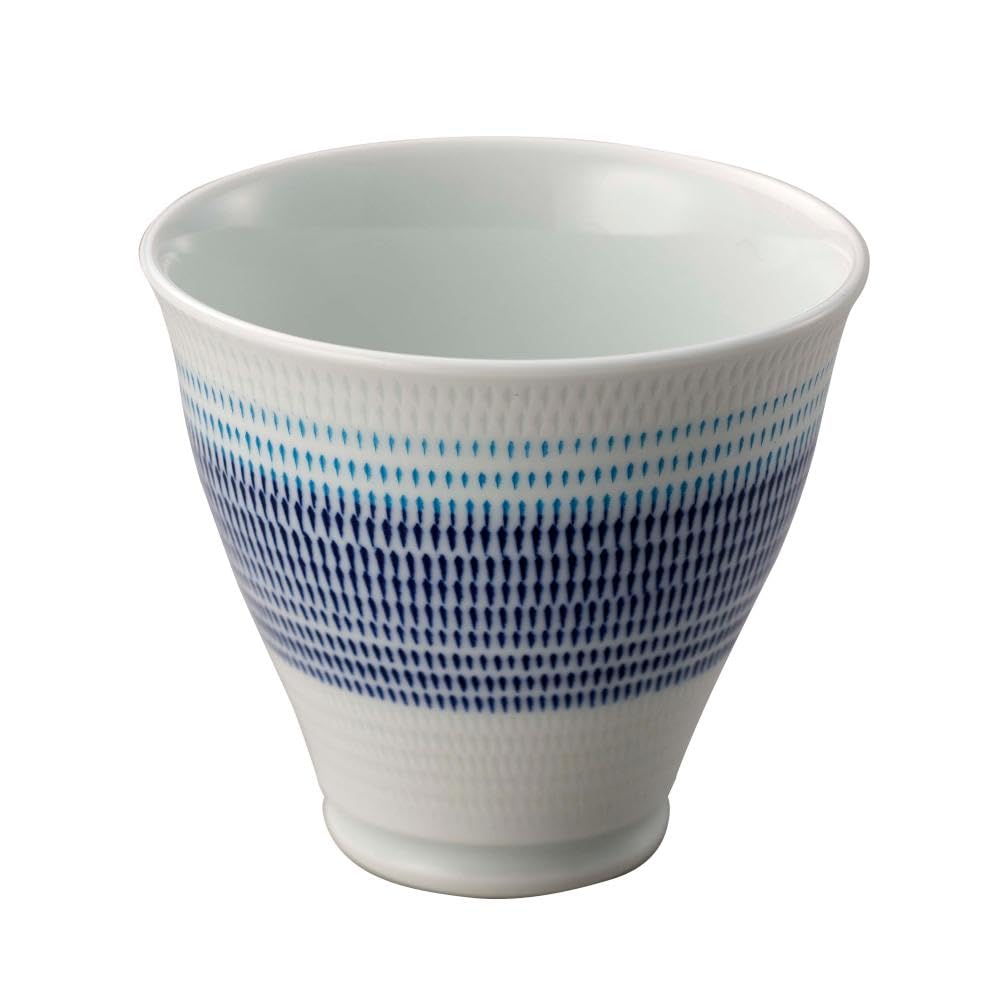 Yamakiikai Dyed Glass Cup, Blue, W140