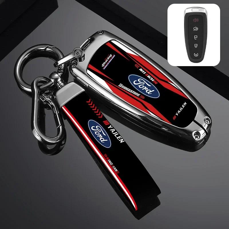 Car Sticker 2026 Hot For Ford New Car Smart Remote Key Case Cover Shell For Ford Explorer Edge Escape Flex Taurus 2011 2012 2013
