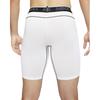 Men's Nike Pro Dri-FIT Training Sports Elastic Logo Breathable Gym Shorts White DD1918-100