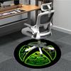1pc Gaming Culture Office Round Area Rug, Indoor Mat Suitable For Office, Under Office Chairs Bedroom Living Room Home Decor, Room Deco