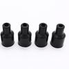 Upgrades High Electric Ignition Coil Boots Spark Plugs Terminal Kit with 90 Degree Rubber Connector for 6 to 10mm Cables