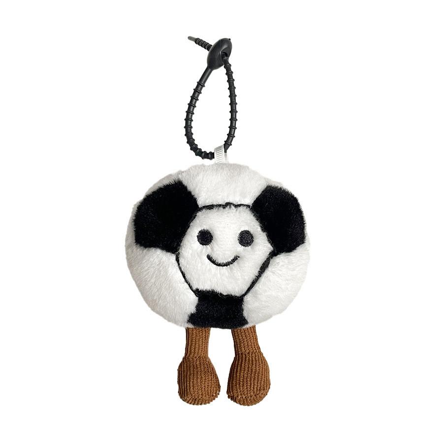 Soft Cute Football Plush Doll Keychain Perfect For Bag Decoration And Gifts 12cm Tall