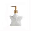 Refillable Ceramic Starfish Lotion Bottle Shell Shape Shampoo Moisture Bottling  for Home