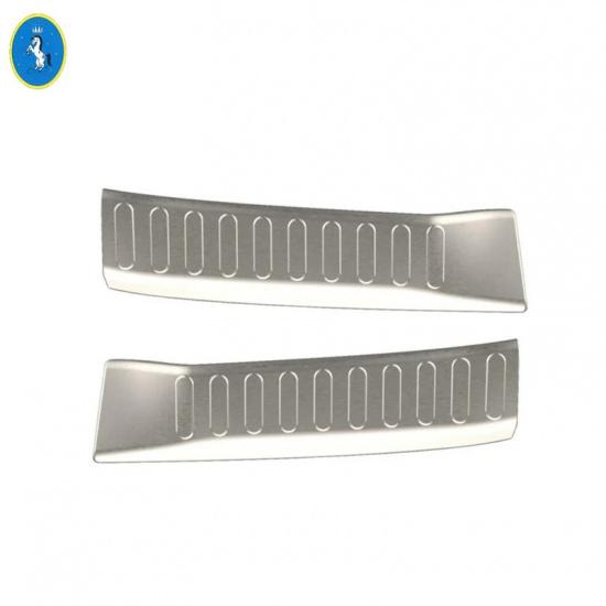 Stainless Steel Car Rear Trunk Door Sill Guards Scuff Plate Panel Protector Cover Trim Accessories For Toyota C-HR CHR 2024 2025