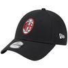 9FORTY Kids Core AC Milan Cap, for Boy Black Cap