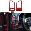 Red Carbon Dashboard Side Air Vent Outlet Panel Cover Trim for Ford F150 2015-20