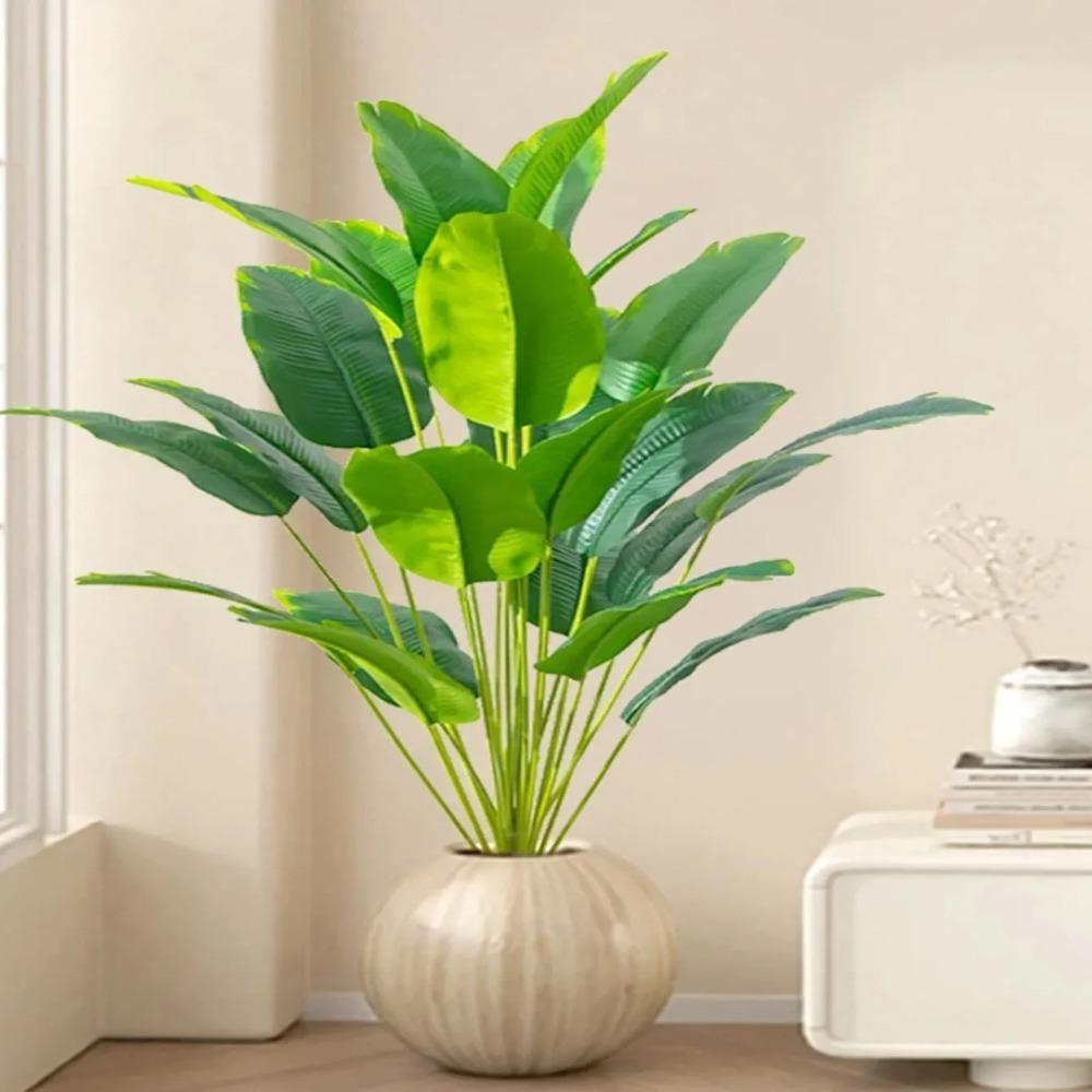 Real Touch Large Tropical Palm Tree 12/18/24 Leaves Fake Palm Leaves Plants  Wedding Party Decor