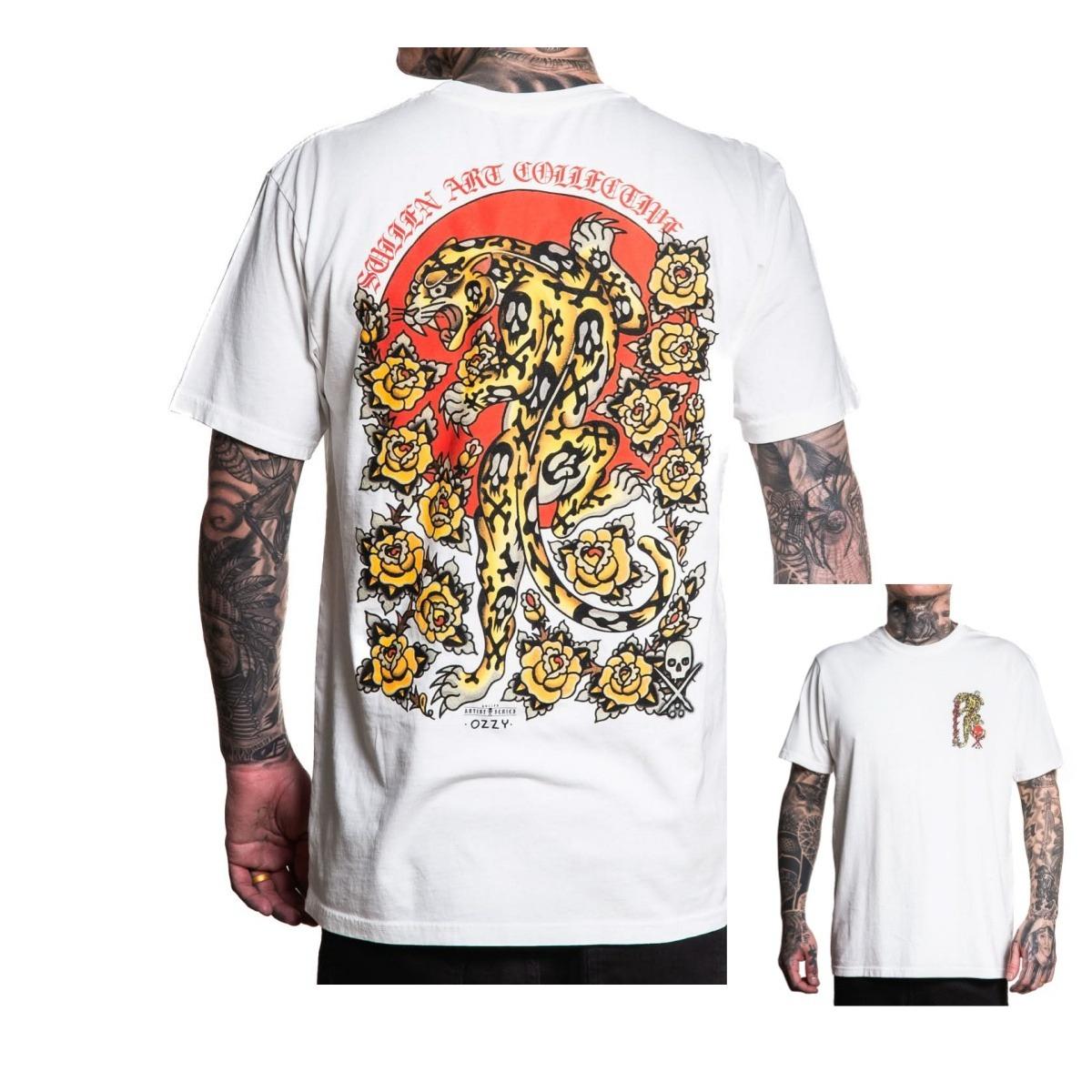 

Skull Leopard Premium Tattoo Art Street Fashion Trend Casual TShirt Mens and Womens Luxury Brand Top 4XL