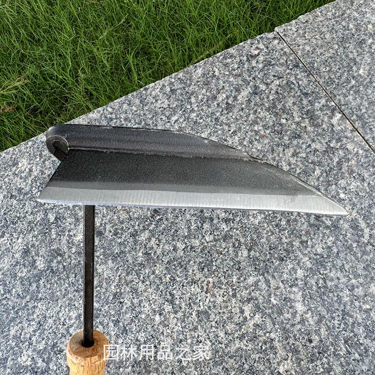 Stainless Steel Composite Sickle & Bent Handle Weeding Hoe - Farm & Garden Tool