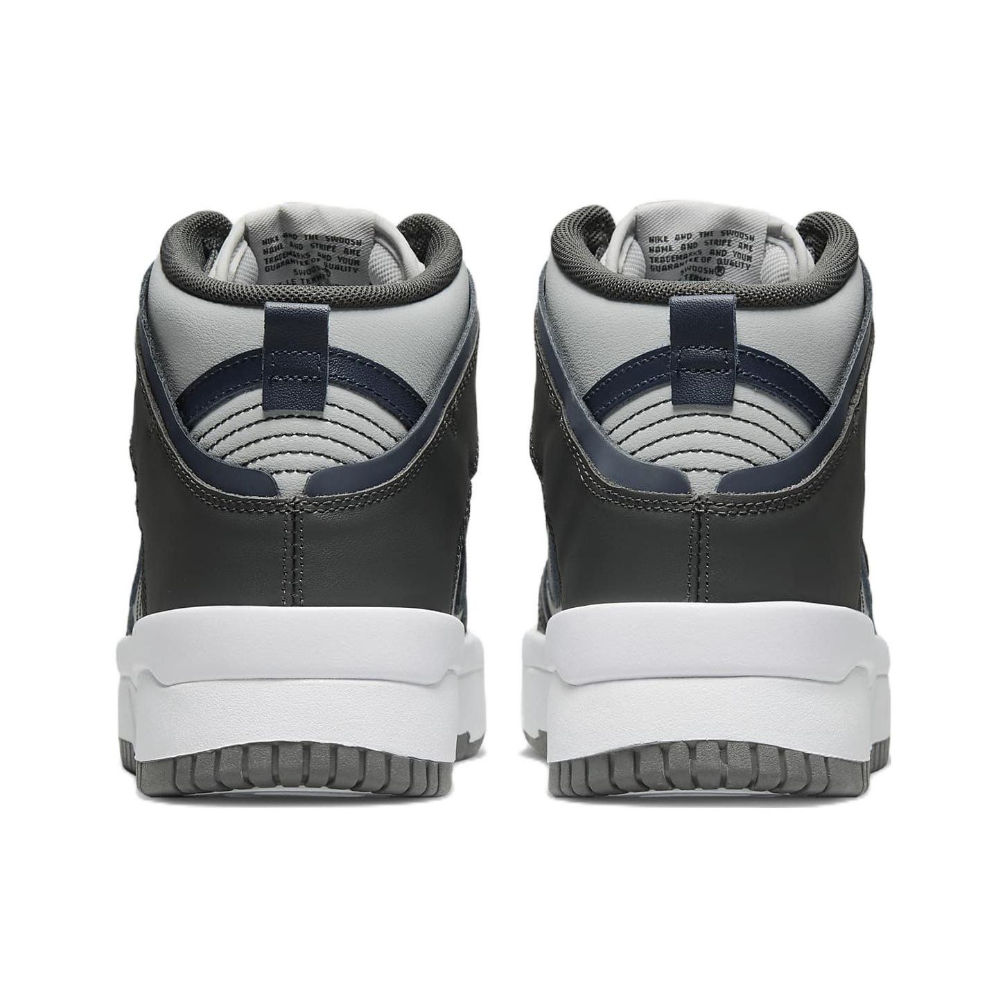 Женские кроссовки Nike Dunk High Up Iron Grey Black Grey-Fog Midnight-Navy DH3718-002 36.5 — фото 5