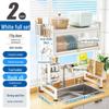 "Multifunctional Kitchen Sink Dish Storage & Drain Rack"