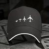 Airplane Evolution Print Baseball Cap Unisex Polyester Casual Snapback Hat Gift For Aviation Fans