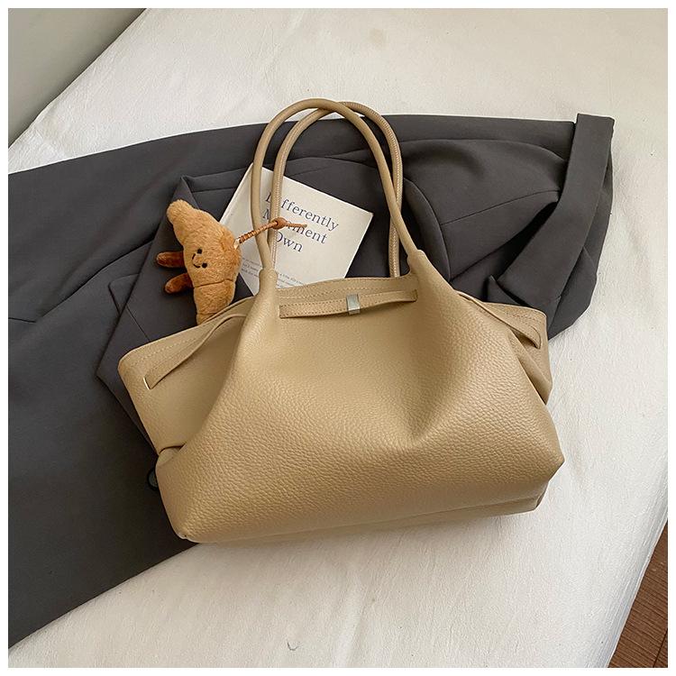 Francouzská retro taška pod paži, Módní a vysoce kvalitní ruční taška přes rameno, Taška na dojíždění s vzorem liči