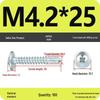 Galvanized Carbon Steel Cross-Head Round Screw with Washer, Flat Head, Self-Tapping & Self-Drilling Fishtail Design