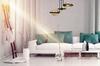 MODERN HONEY GLASS RING HANGING LAMP