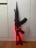 Valorant Customized Gun Alien Overlord Madman AK Cosplay Game Peripherals Luminous Model Props Party Supplies Collectible Toy