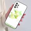 Cute S-Smiski Green Guy Phone Case For Samsung S25,S24,S21,S22,S23,S30,Ultra,S20,Plus,Fe,Lite,Note,10,Black Cover