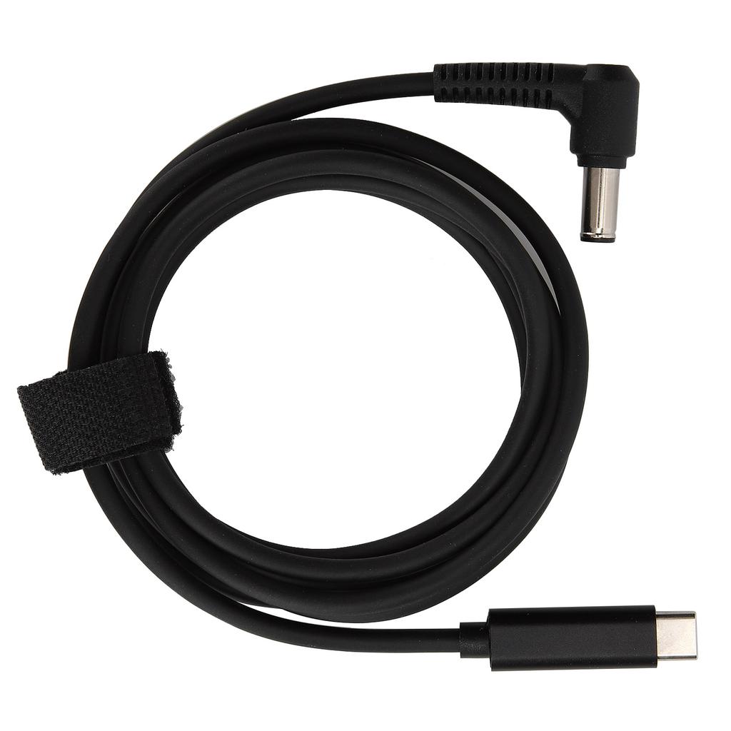 Type C PD Converter Male To Male 6.0x3.7mm Portable Fast Charging Cable 65W 1.5m5.0ft for Notebook
