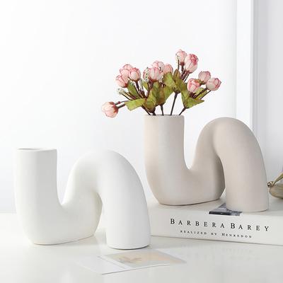 Konstvas Keramisk Hydroponisk Vas Blomsterarrangemang Kreativ Heminredning Skrivbordsdekorationer Trädgårdsdekoration