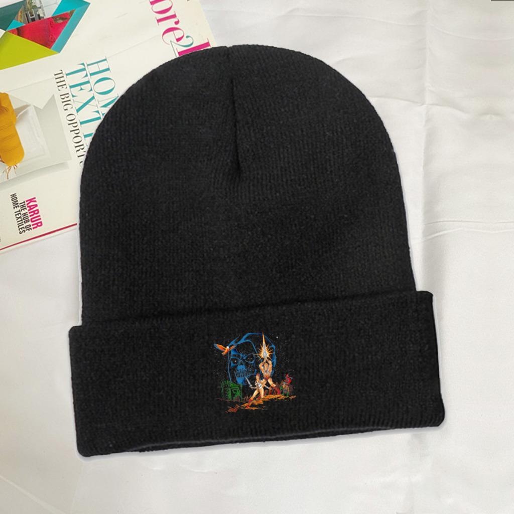 Star Masters He-Man und die Meister des Universums Strickmütze für Damen Unisex Beanies Herbst Wintermütze Hip Hop Melon Cap