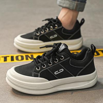 Design Herren Klobige Sneaker Mode Lässig Erhöht Intern Abdeckung Sohle Plateau Schuhe Neu Hohe Qualität Dicksohlige Walking